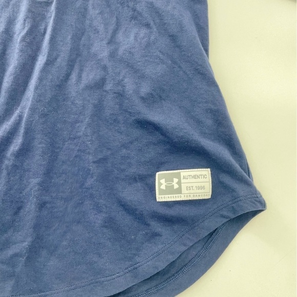 Under Armour Auburn Tigers Team Issue Navy Blue 1/4 Zip Pullover Jacket NWOT S - Picture 4 of 9